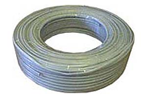 Кабель TWT (-TEL4/100-GY) телефонный плоский. 4 жилы. 28 AWG. бухта 100 метров. серый