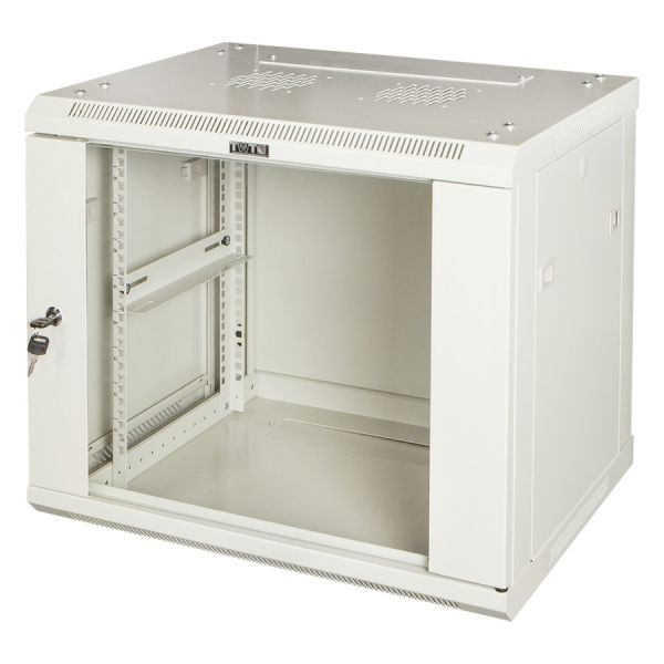 Шкаф коммутационный Lanmaster TWT-CBWPG-12U-6X6-GY серый