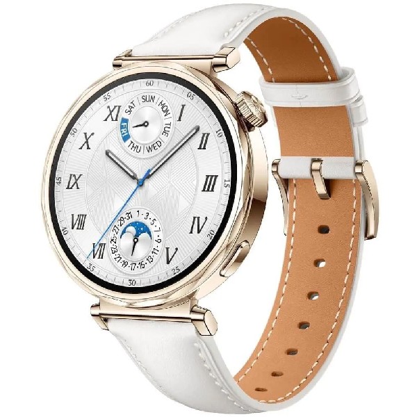 Умные часы Huawei Watch GT 5 Jana-B19L 2024 золотистый/белый [55020dha]