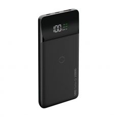 Внешний аккумулятор Deppa NRG Turbo Qi LCD 10000 10000 Черная